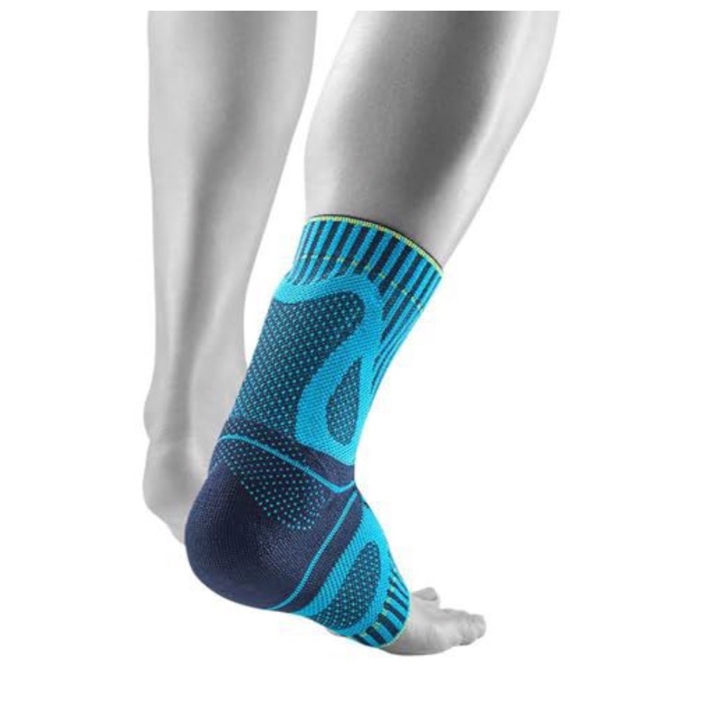 Bauerfeind Sports Achilles Support Riviera Blue Compression Ankle Brace XXL